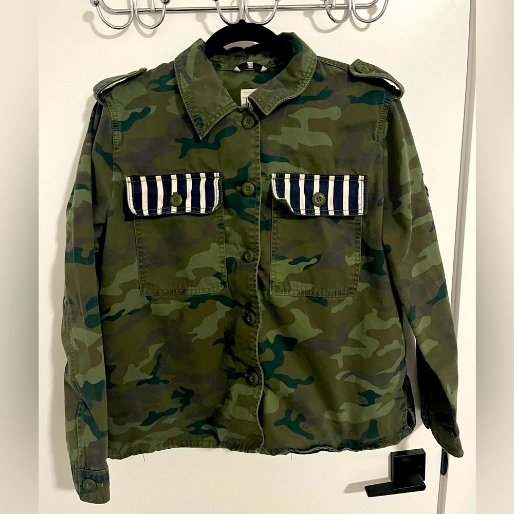 GAP Green Camouflage Utility Jacket